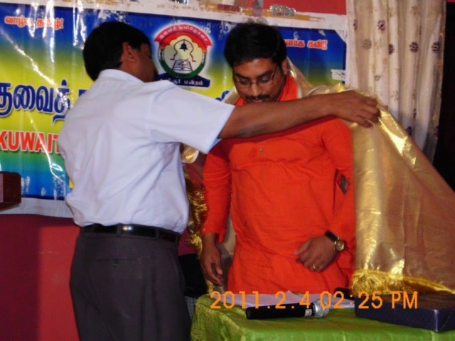 தமிழும், எழுத்தும், உழைப்பும், நம்பிக்கையும், முயற்சியும்; மரியாதை செய்யப் பட்ட நன்றிக்குரிய தருணம்..